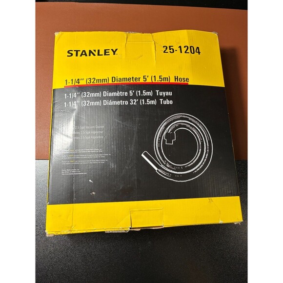 Stanley 25-1204 Wet Dry Vacuum Hose 1-1/4 inch 5 Feet Black - Picture 2 of 2